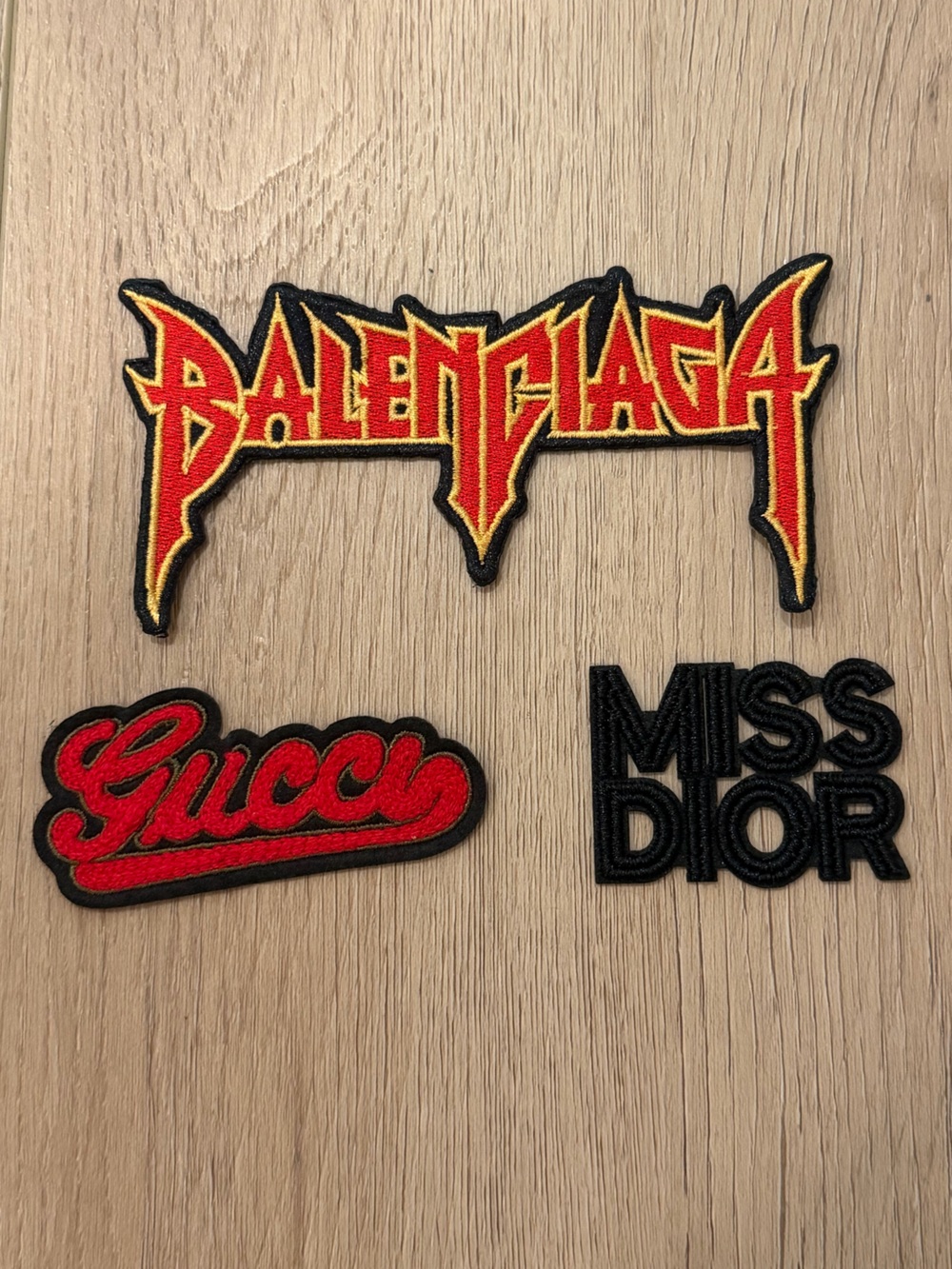 Iron on patches (3)